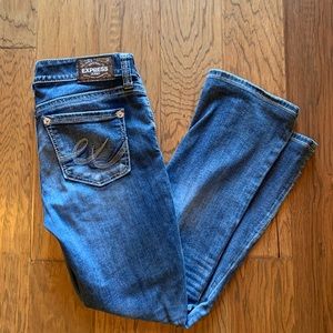 Express boot cut jeans